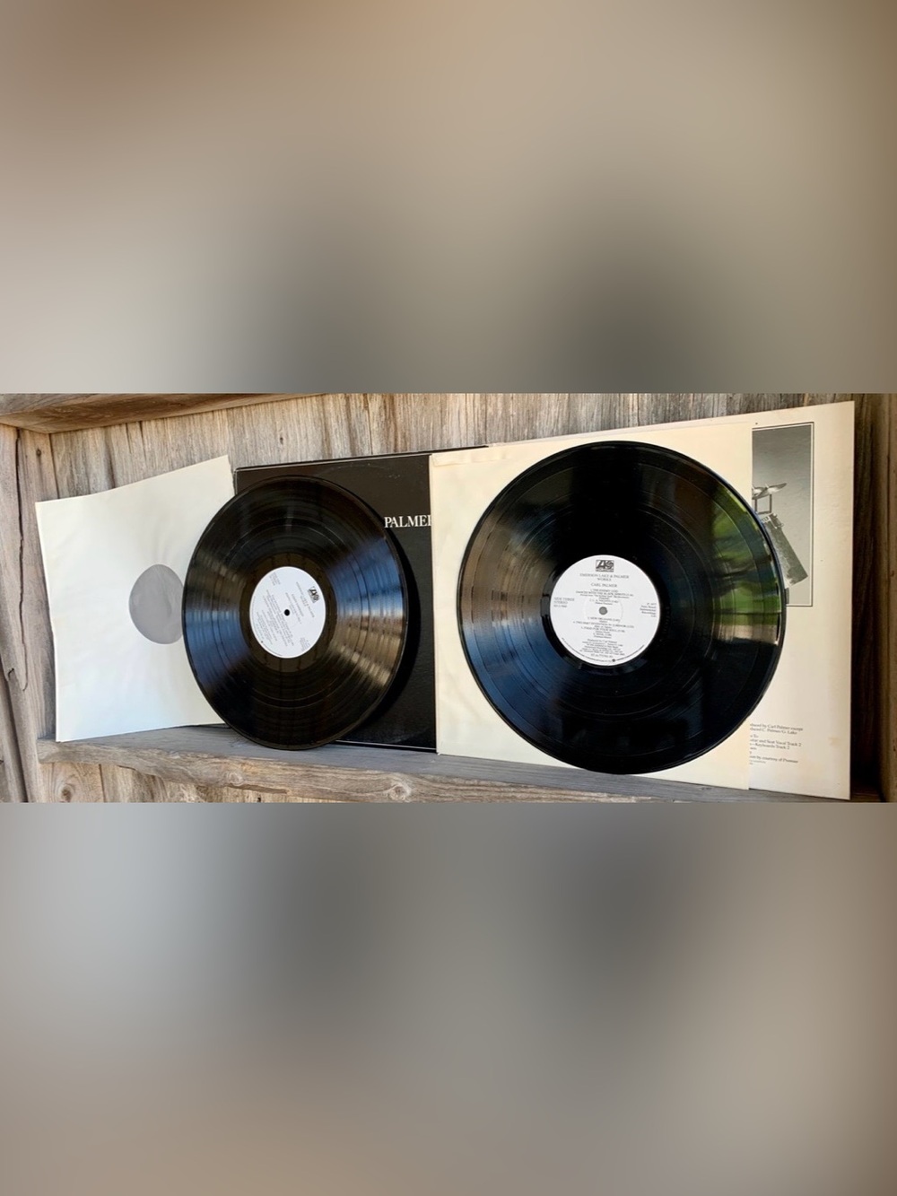 Vintage Emerson Lake & Palmer WORKS VOL 1 Double Vinyl LP Record